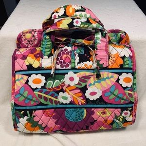 Vera Bradley hanging makeup bag